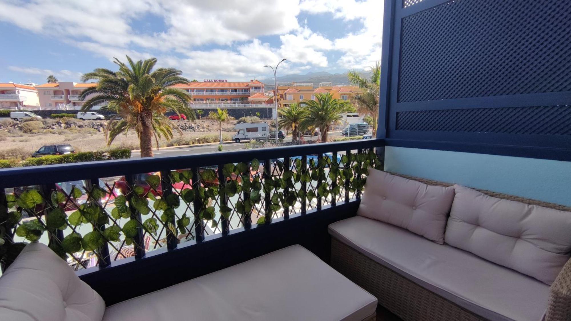 Huebsche Ferienwohnung Mit 2 Schlafzimmern, Pool Und Wlan, Strandnaehe Callao Salvaje Eksteriør bilde